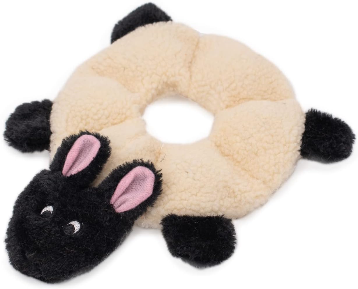 ZippyPaws Loopy Sheep Plush Dog Toy Medium