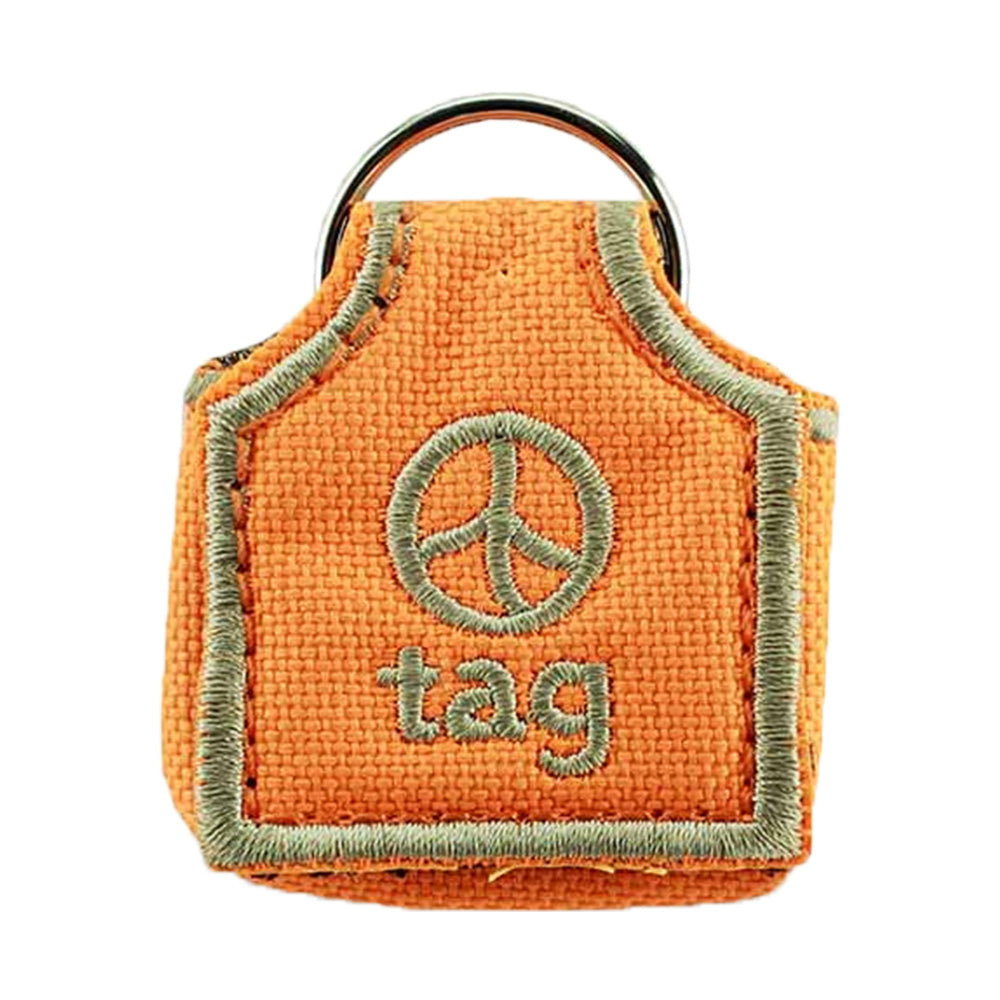 Woof Hoof Dog Tag Silencer Orange