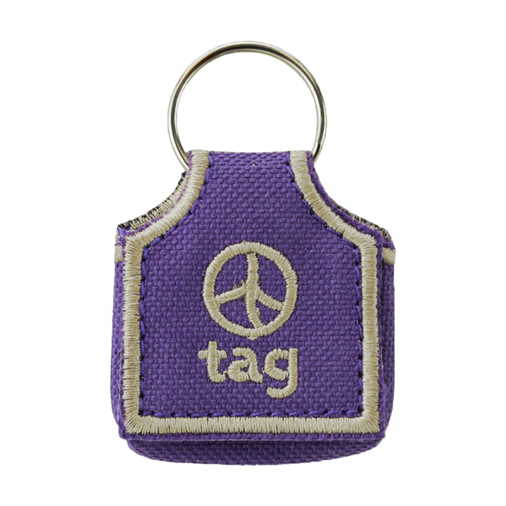 Woof Hoof Dog Tag Silencer Purple