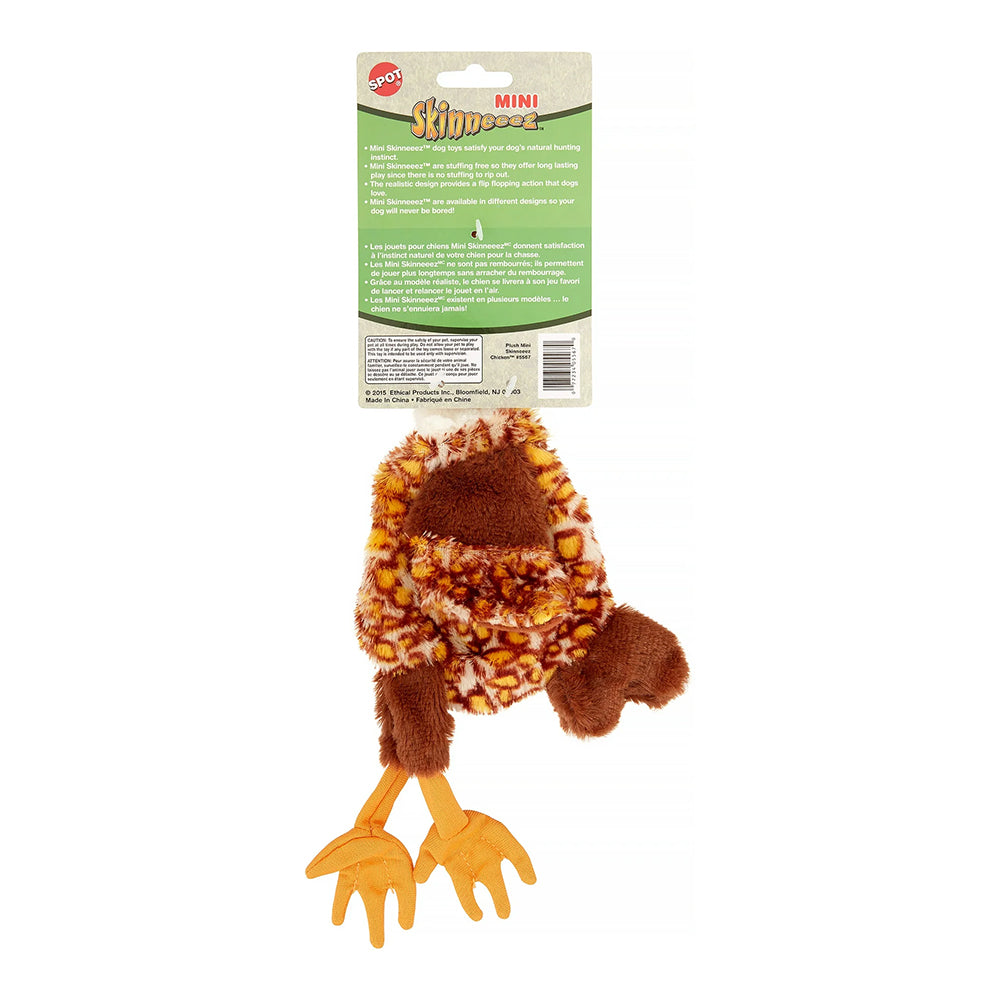 Skinneeez Barnyard Series Dog Toy Chicken Multicolor Mini