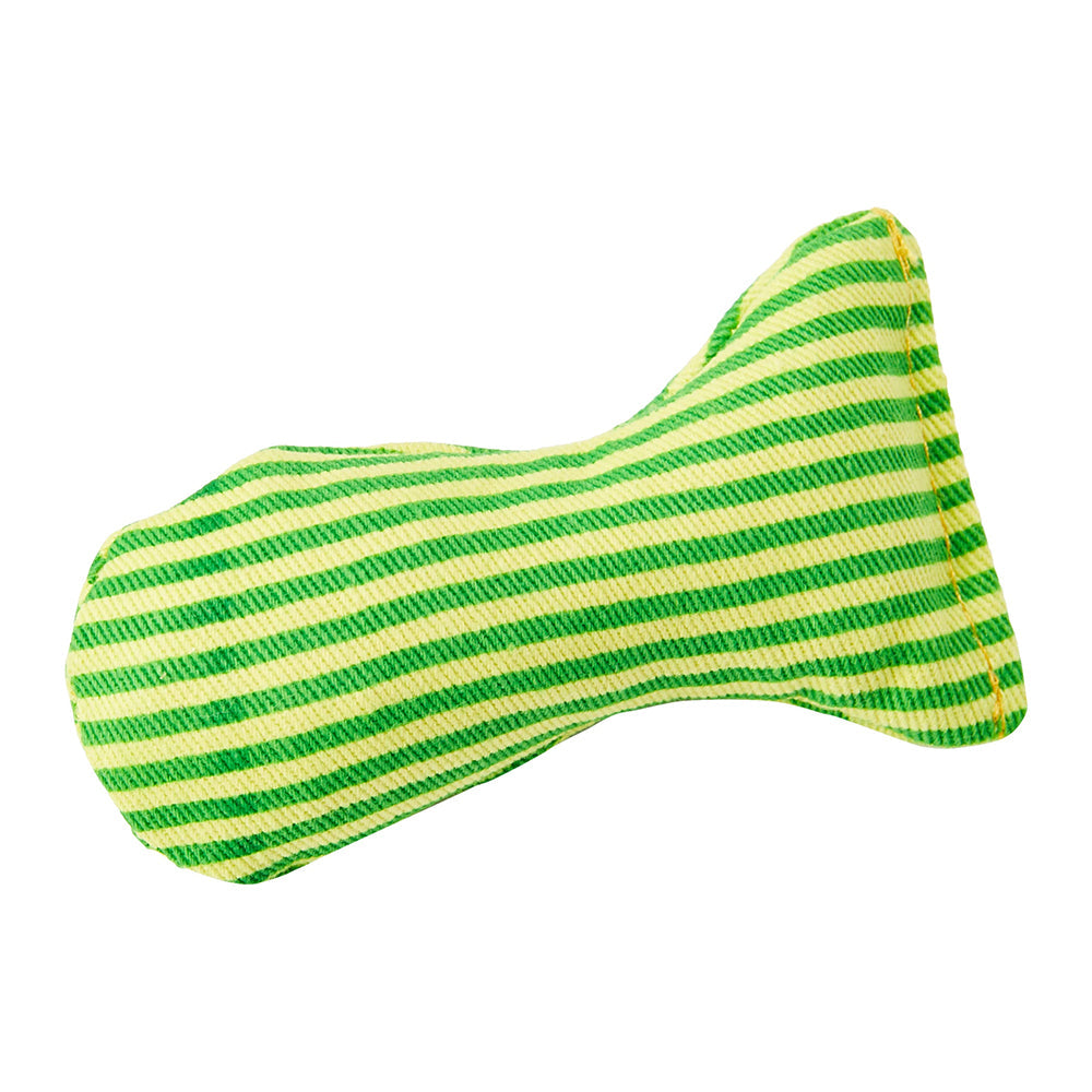 Yeowww! Stinkies Sardines Catnip Cat Toy Yellow & Green 3-in