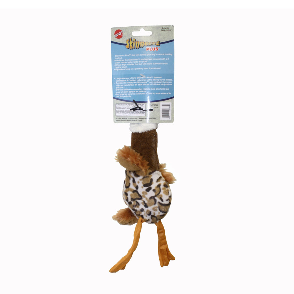 Skinneeez Plush Dog Toy Duck Multicolor 15-in