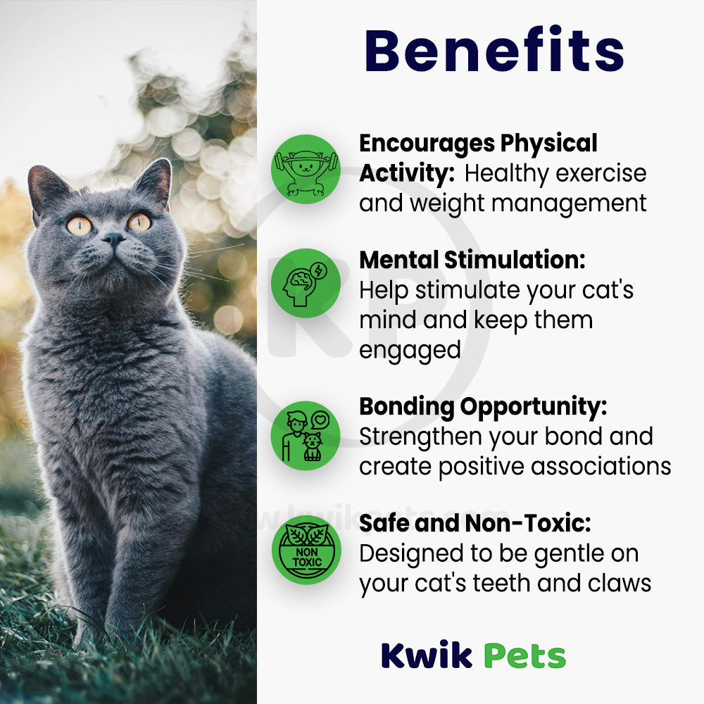 Cat Dancer Products Charmer Cat Toy Multicolor One Size