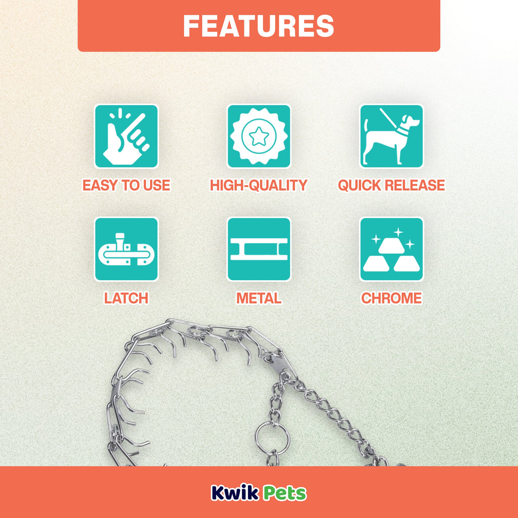 Herm Sprenger Pet Supply Imports Dog Prong Training Collar Small 2.25-mm