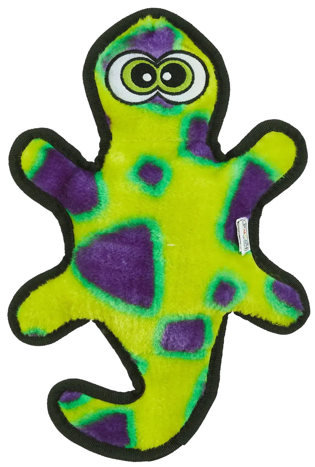 Outward Hound Invincibles Durablez Gecko Dog Toy Yellow & Green Medium