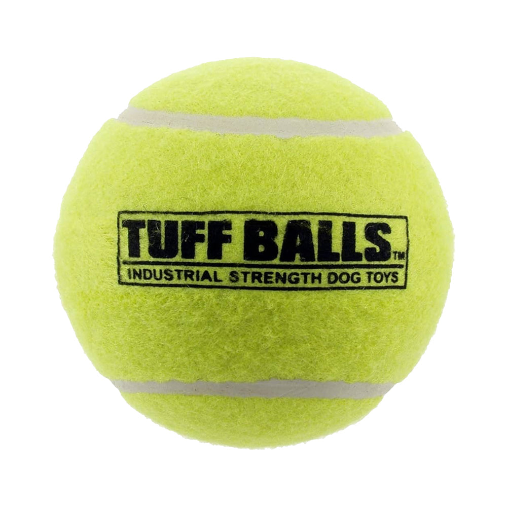 Petsport USA Tuff Ball Dog Toy Yellow 1.8-in