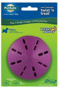 Busy Buddy Twist 'n Treat Treat-Dispensing Dog Toy Purple Small