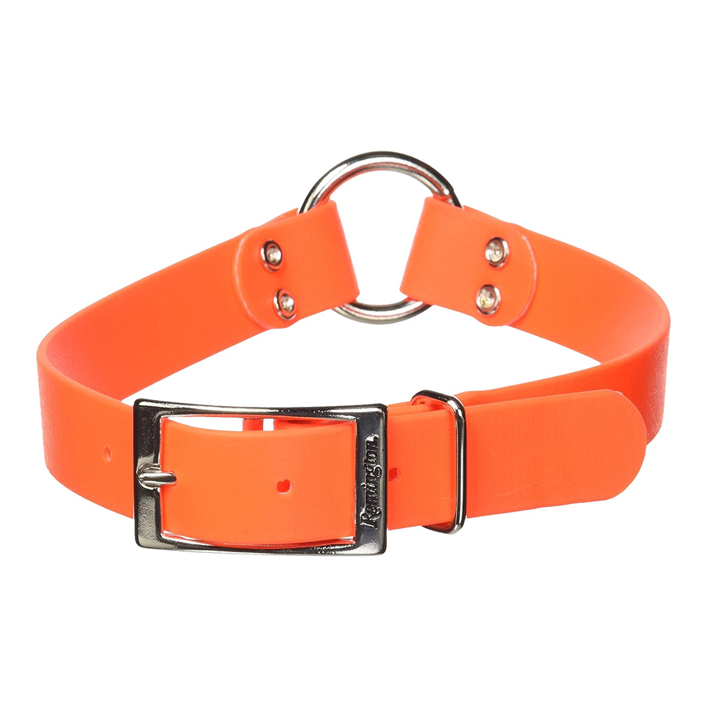 Remington Waterproof Hound Dog Collar with Center Ring Orange 1 in X 22 in