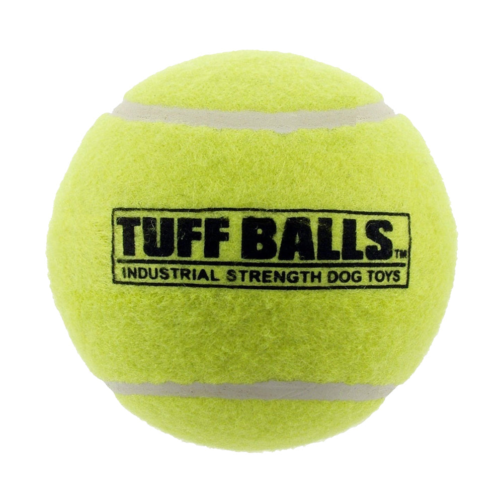 Petsport USA Tuff Ball Dog Toy Yellow 2.5-in