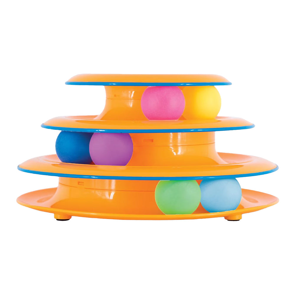 Petstages Tower of Tracks Cat Toy Orange