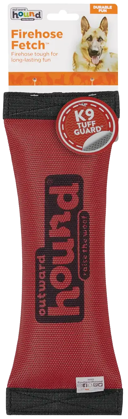 Outward Hound Firehose Squeak N Fetch Dog Toy Large