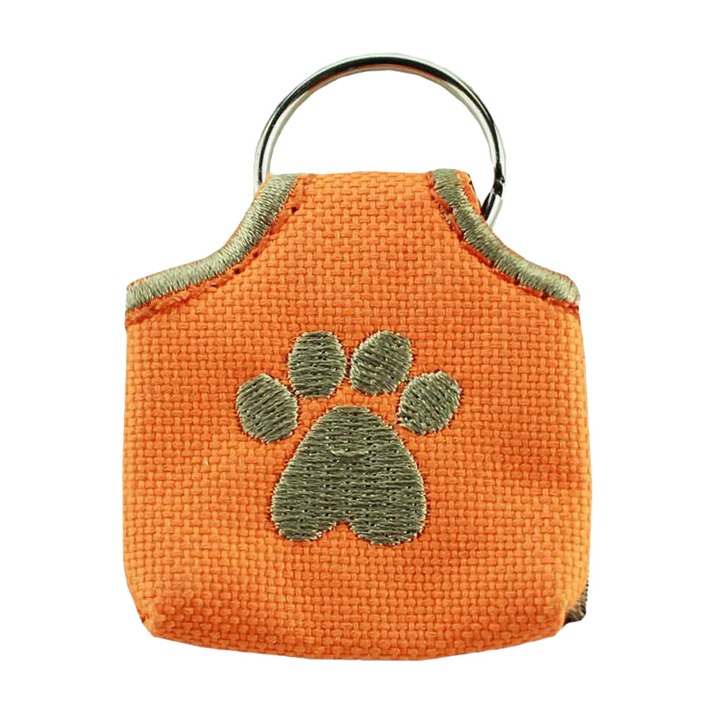 Woof Hoof Dog Tag Silencer Orange