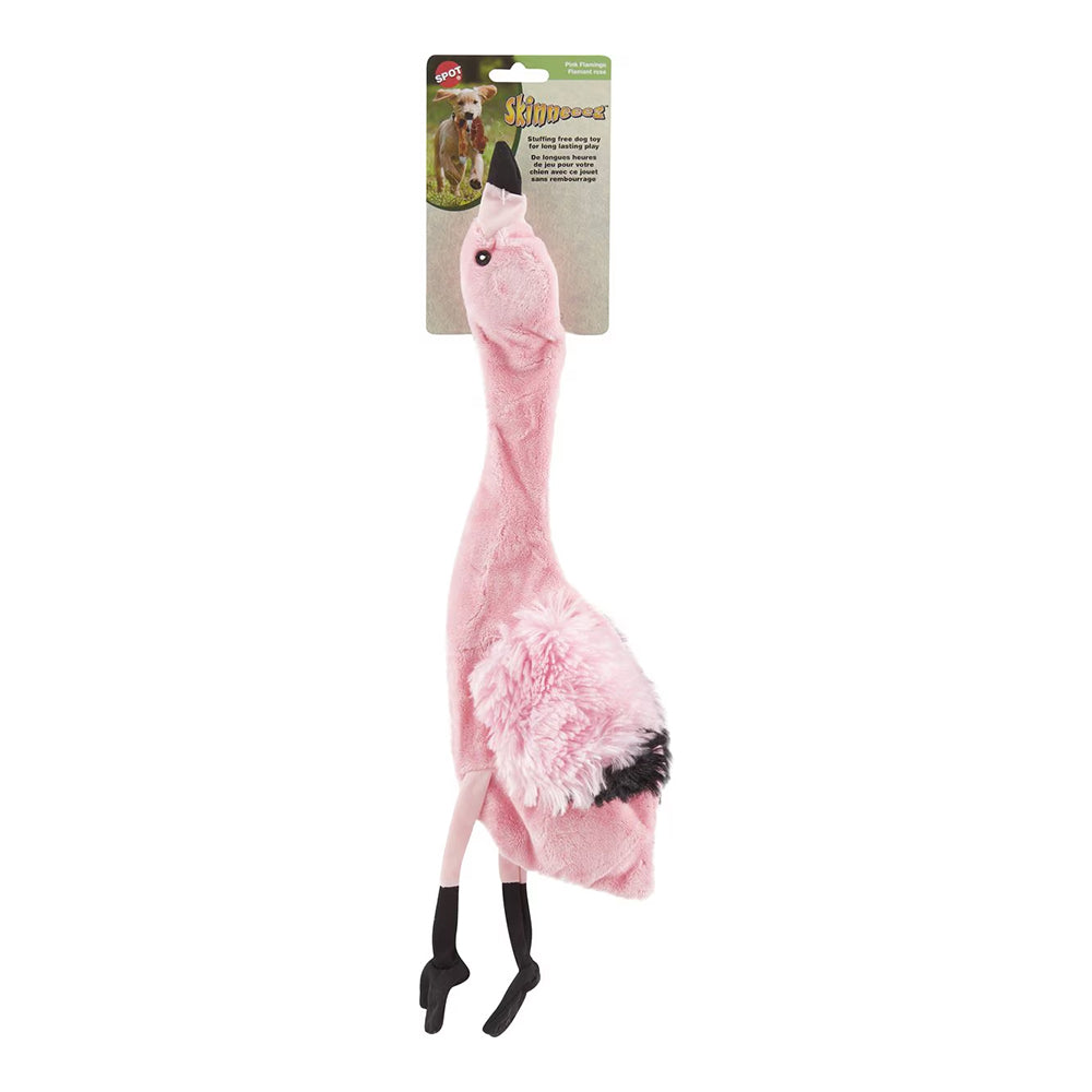Skinneeez Exotic Series Dog Toy Flamingo Pink Regular