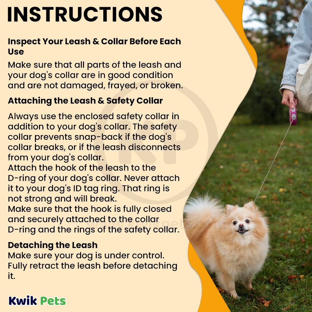 Flexi Classic Nylon Cord Dog Leash Black Large 16-ft Up To 132-lb