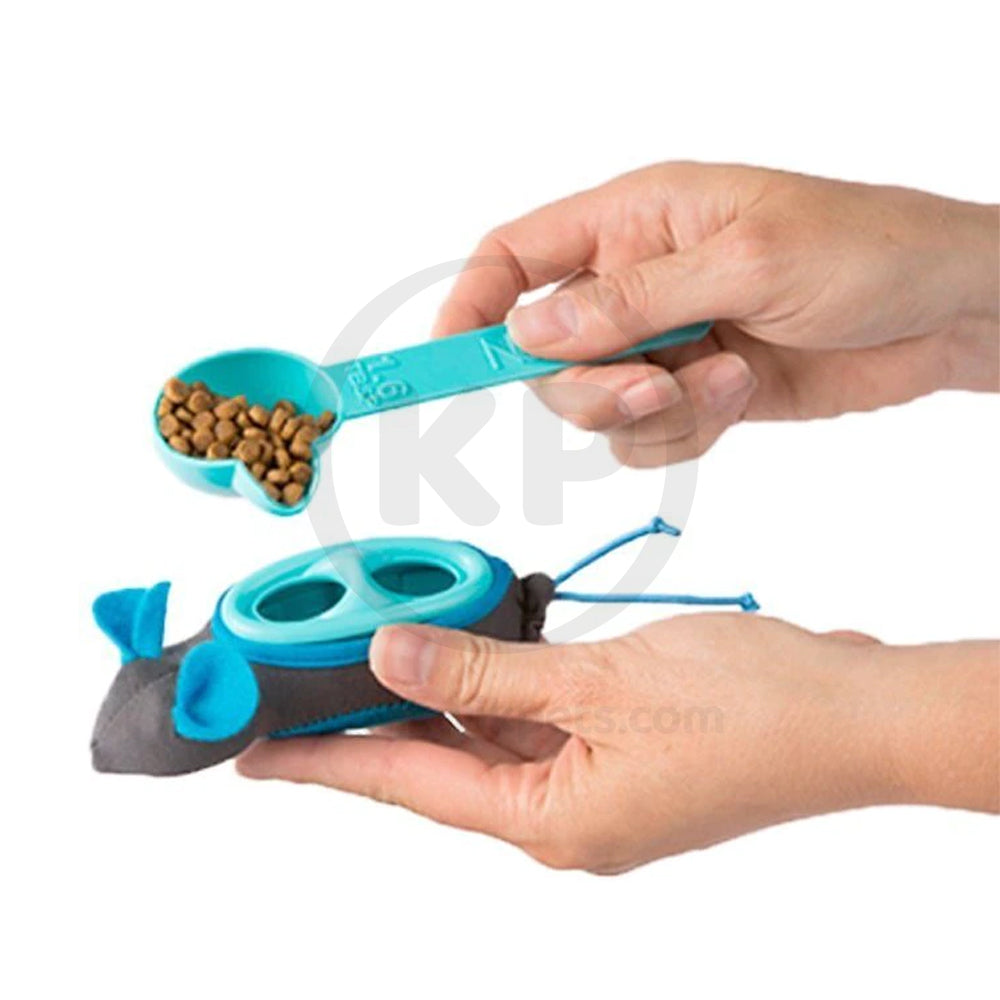 Doc & Phoebe's Indoor Hunting Interactive Cat Feeder Toy Blue & Gray 3 Count