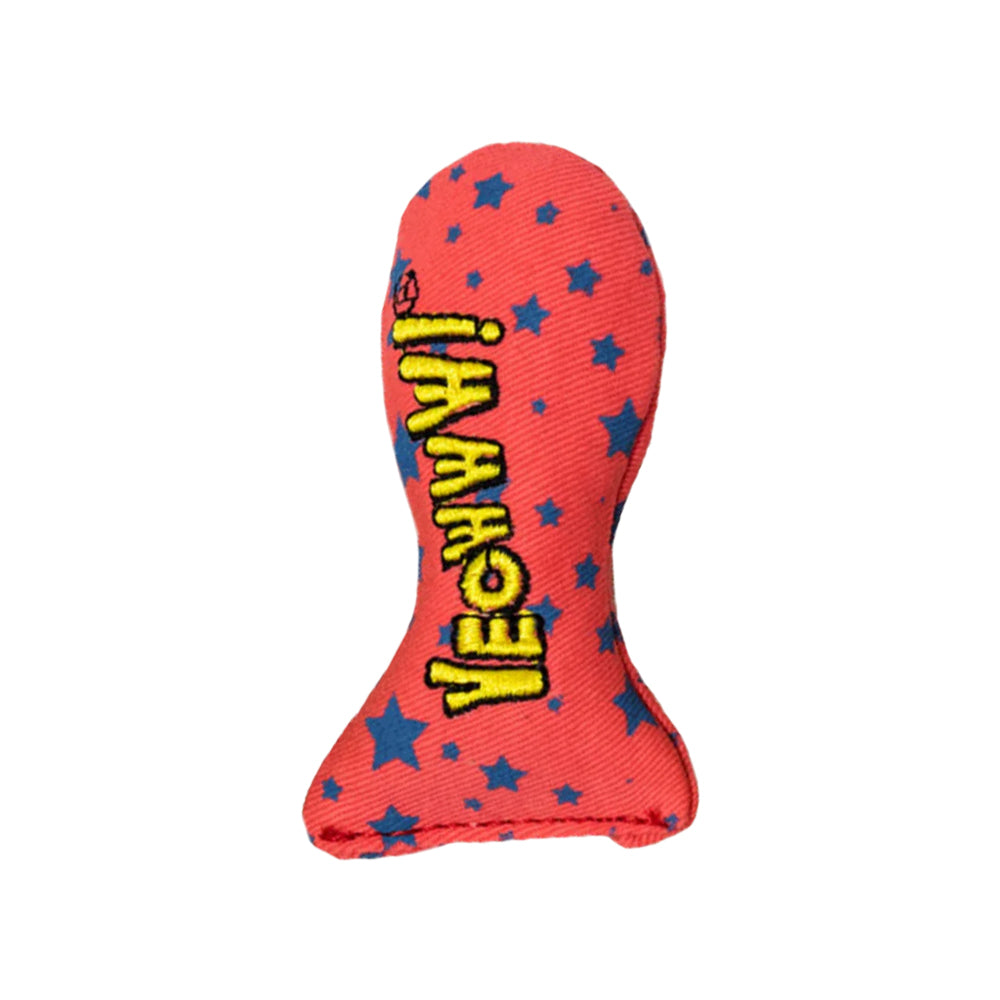 Yeowww! Stinkies Sardines Catnip Cat Toy Red & Blue 3-in