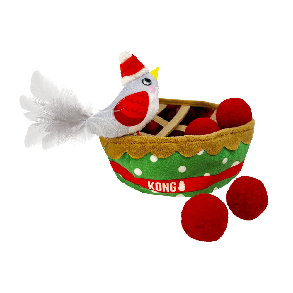 KONG Holiday Puzzlements Pie Cat Toy One Size