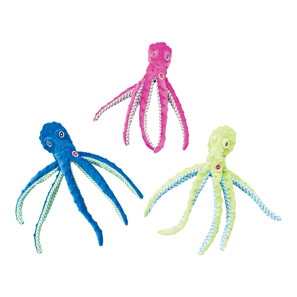Skinneeez Extreme Dog Toy Octopus Assorted 16-in