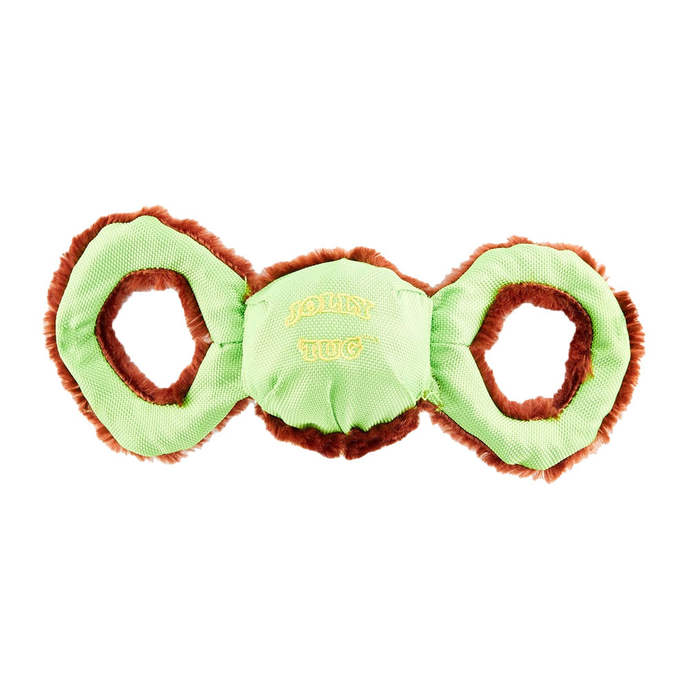 Jolly Pet Tug-a-Mals Monkey Dog Toy Brown Small 3-in