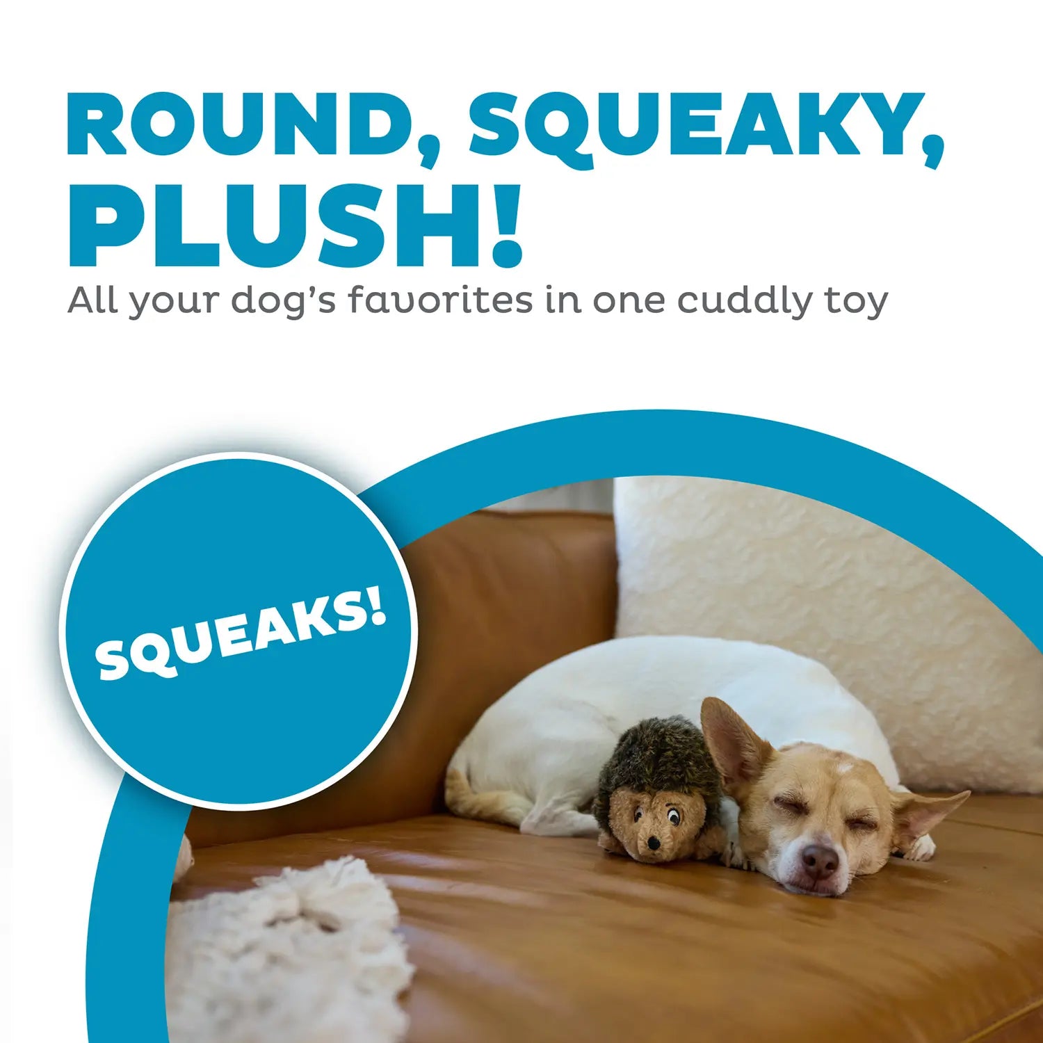 Outward Hound Hedgehog Dog Toy Small