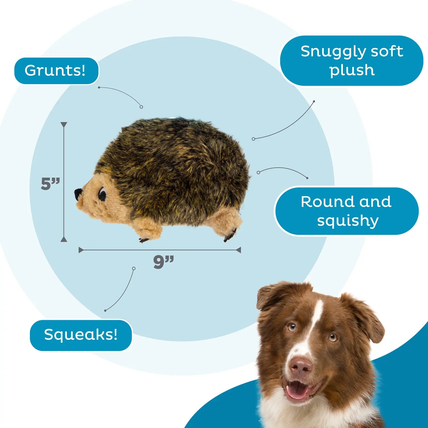 Outward Hound Hedgehog Dog Toy Medium
