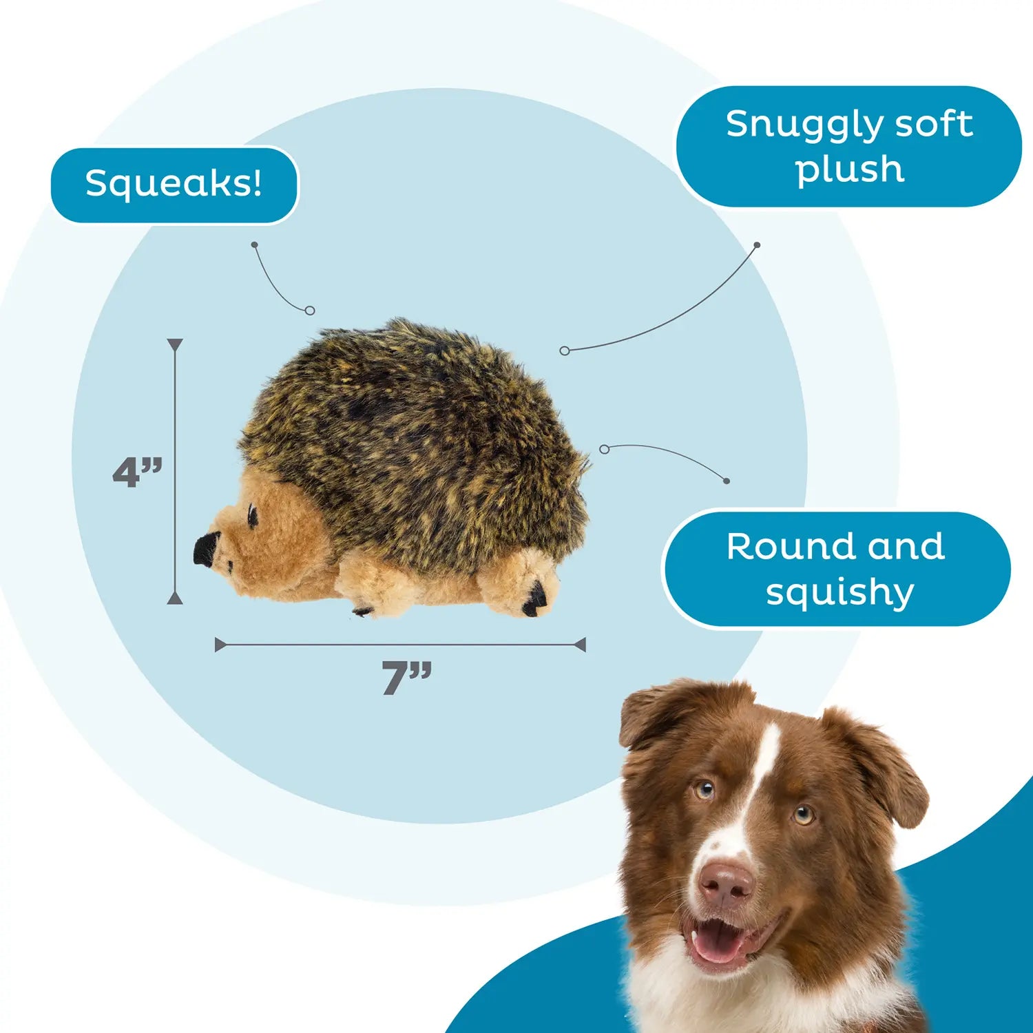 Outward Hound Hedgehog Dog Toy Small