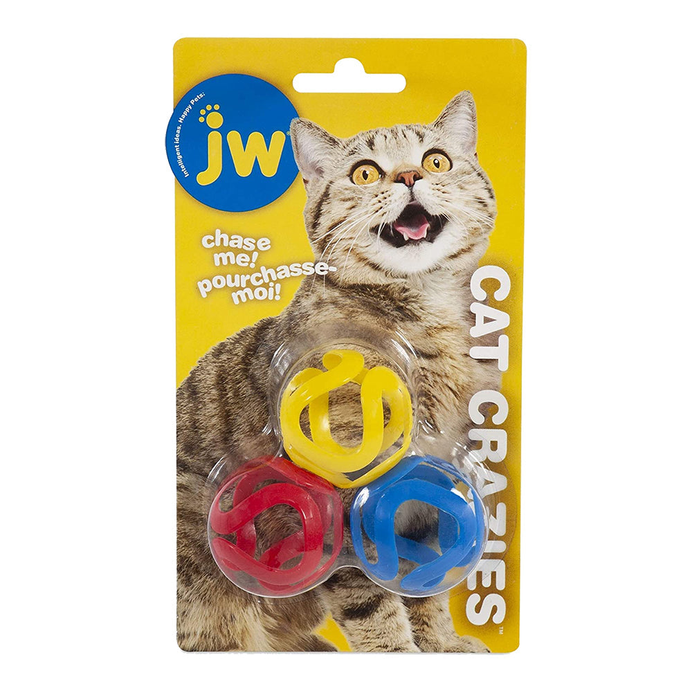JW Pet Cat Crazies Cat Toy 3 Count