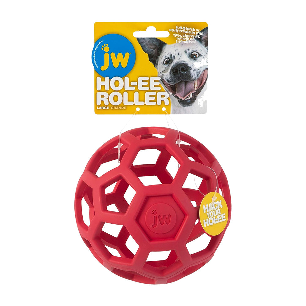 JW Pet Hol-ee Roller Dog Toy Assorted Large