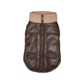 Fashion Pet Bomber Jacket Brown Small
