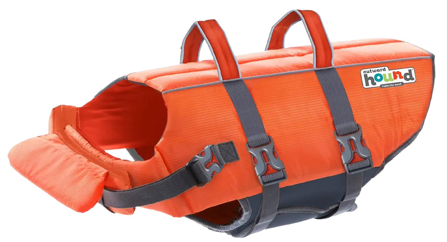 Outward Hound Granby Ripstop Dog Life Jacket Orange Extra Large