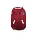 Fashion Pet Varsity Jacket Denim Cranberry XX-small