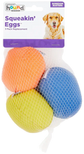 Outward Hound Squeakin' Eggs Plush Replacement Dog Toys 3 Count
