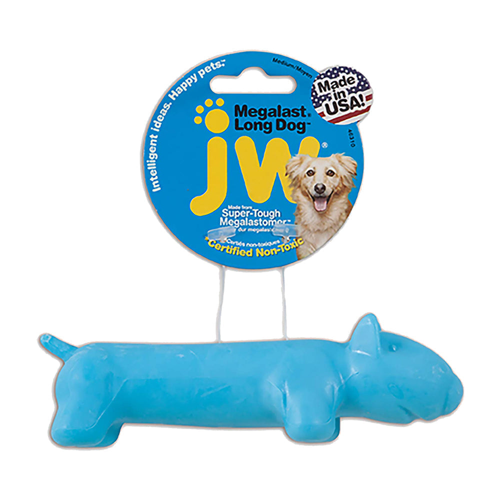 JW Pet MegaLast "Long Dog" Dog Toy Assorted Medium