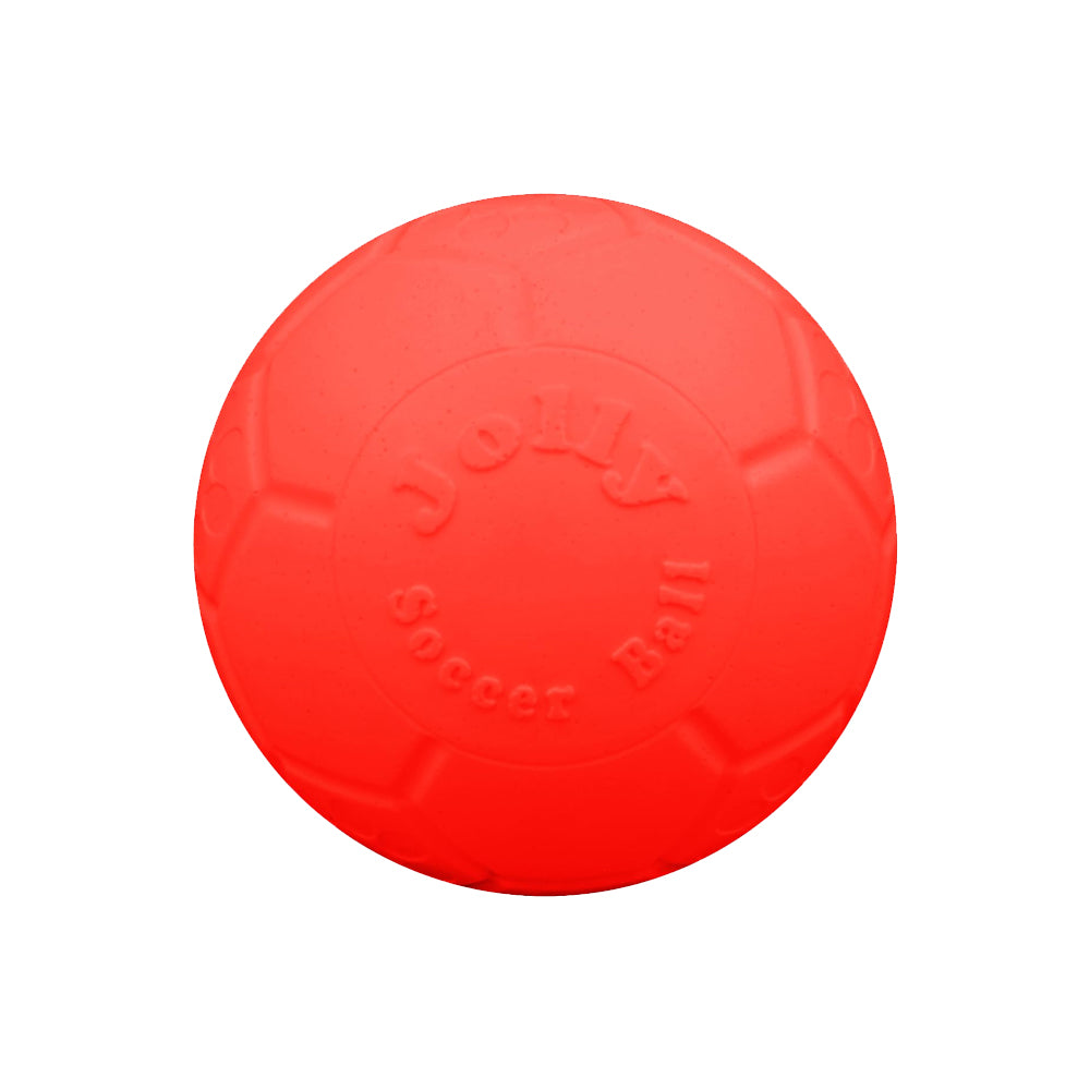 Jolly Pet Soccer Ball Boxed Dog Toy Orange Large 8-in