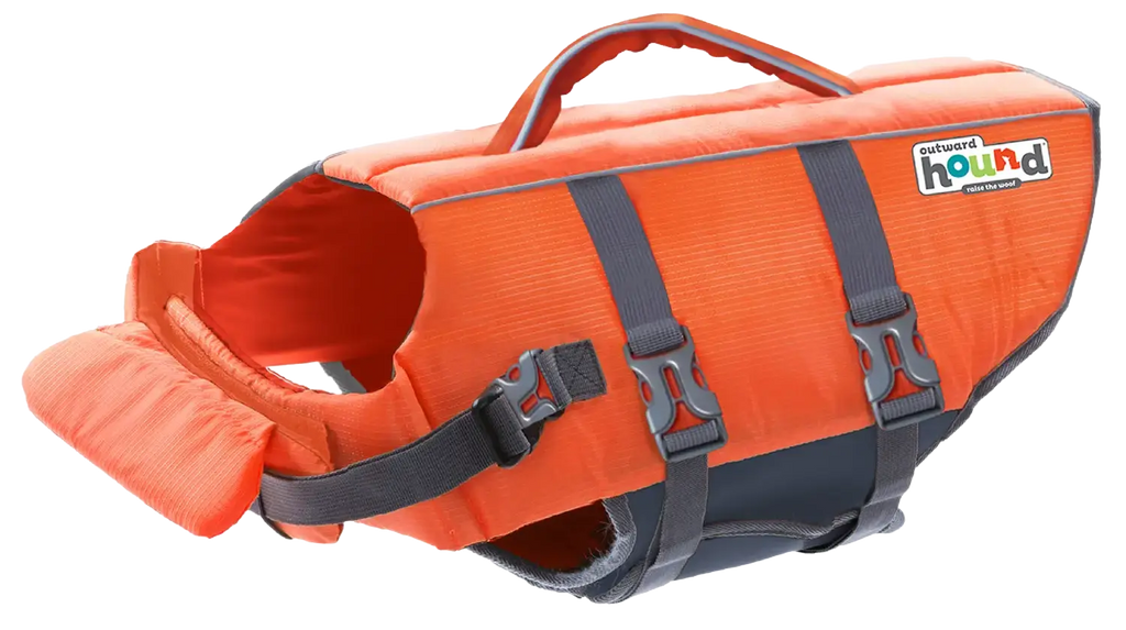Outward Hound Granby Ripstop Dog Life Jacket Orange Small