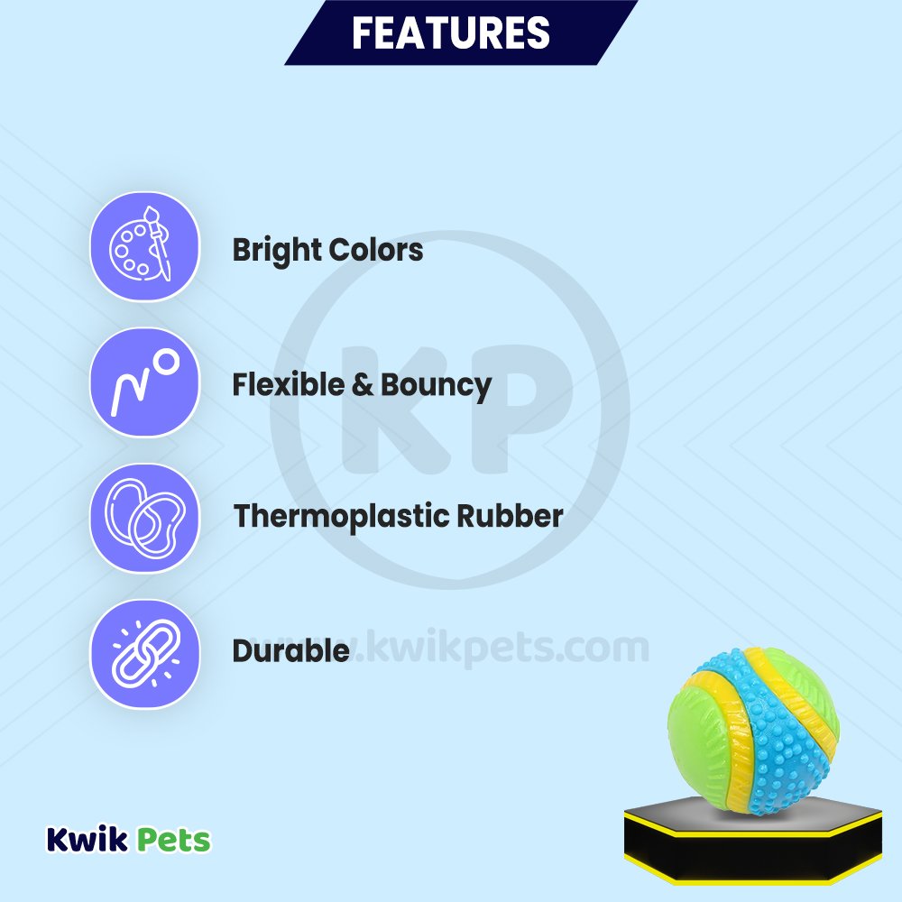 Spot Sensory Ball Dog Toy Assorted Small 2.5-in