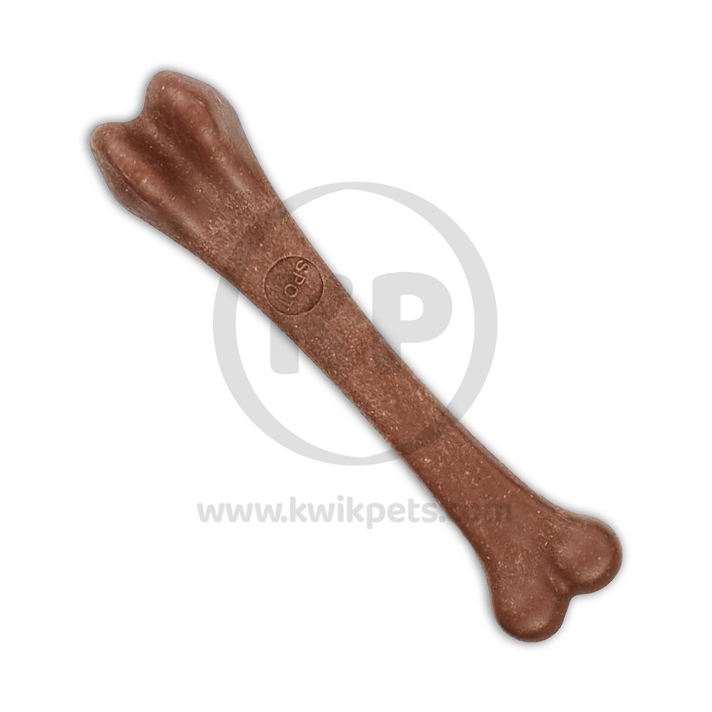 Spot Bam-Bones Bacon Bone Dog Chew Toy Medium 5.75-in