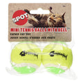 Spot Mini Tennis Balls Cat Toy with Bell & Catnip Assorted 2 Count 2-in