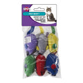 Spot Felt Mice Cat Toy with Catnip Assorted 6 Count 6-in