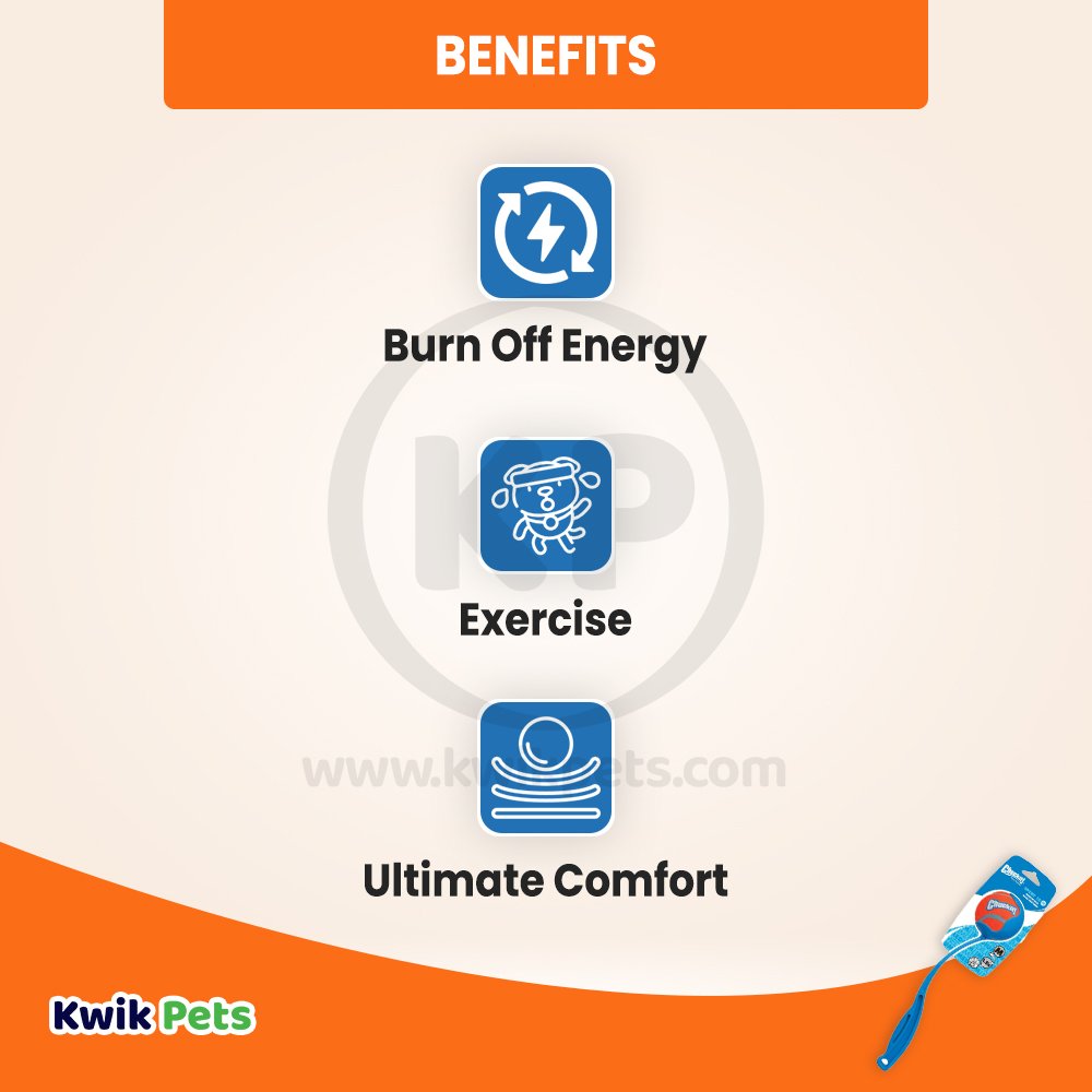 Chuckit! Sport Launcher Dog Toy Assorted Medium 12-in