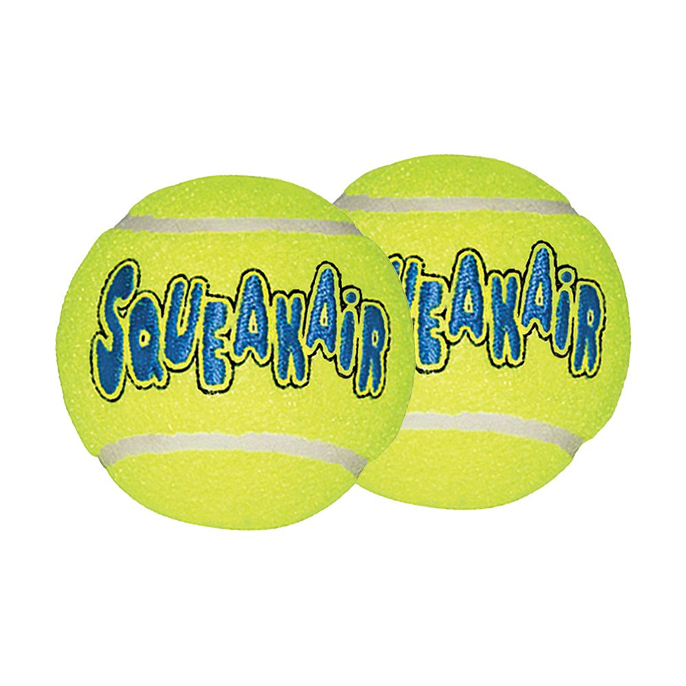 KONG AirDog Squeakair Tennis Ball Dog Toy Large 2 Count