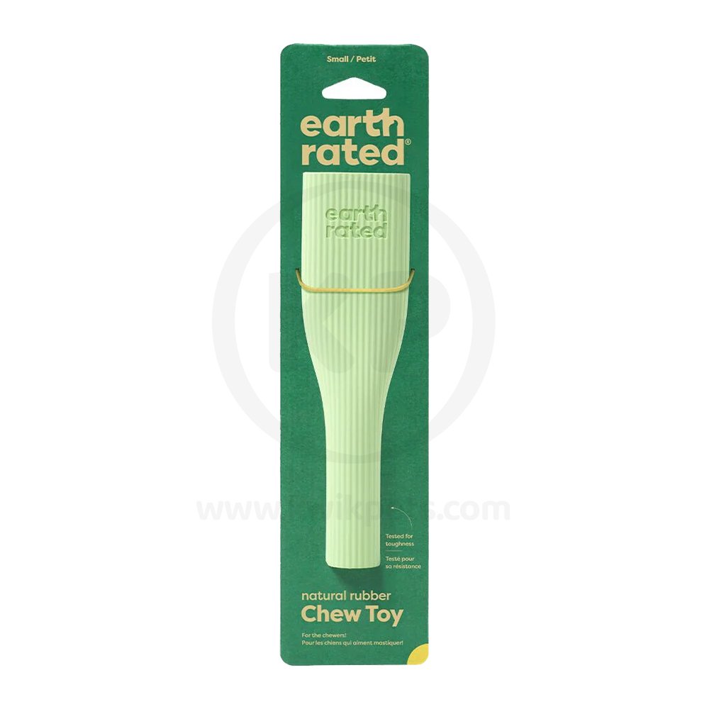 Earth Rated Natural Rubber Dog Chew & Enrichment Toy Green Small