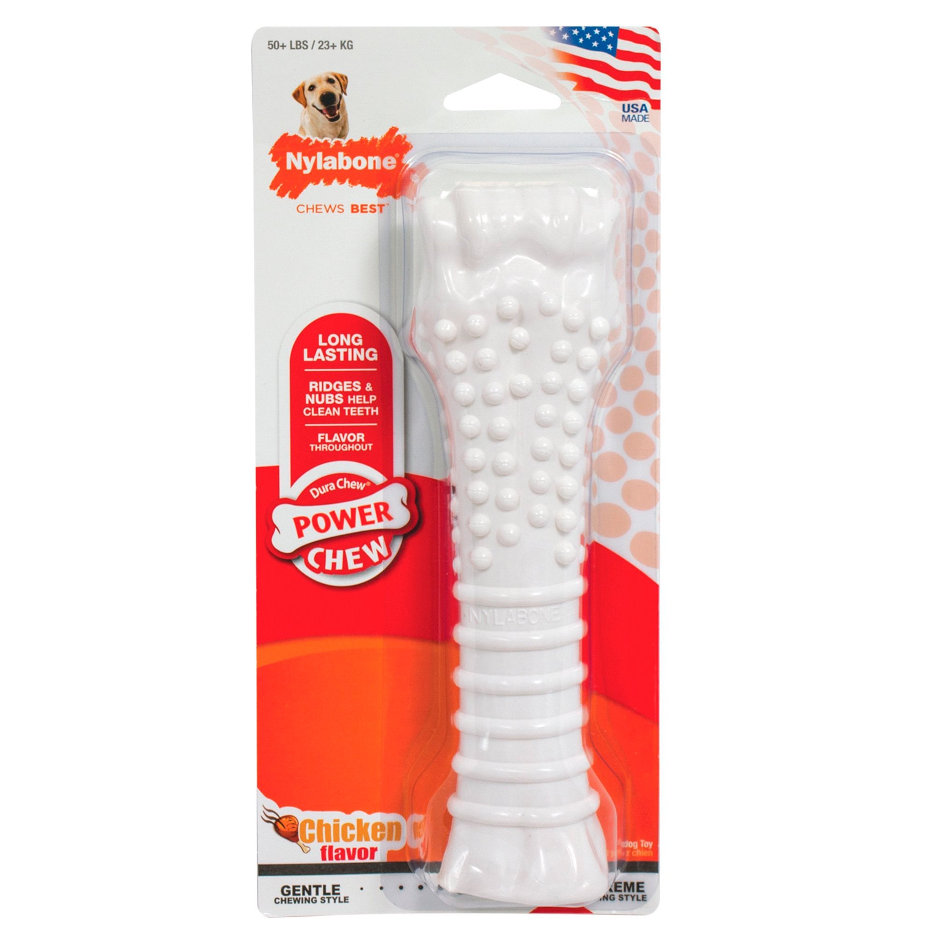 Nylabone Power Chew Dog Toy Chicken  XL/Souper - 50+ lbs
