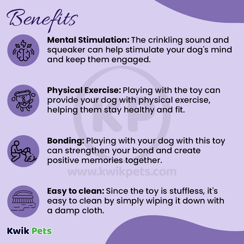 Skinneeez Crinklers Dog Toy Lamb 23-in