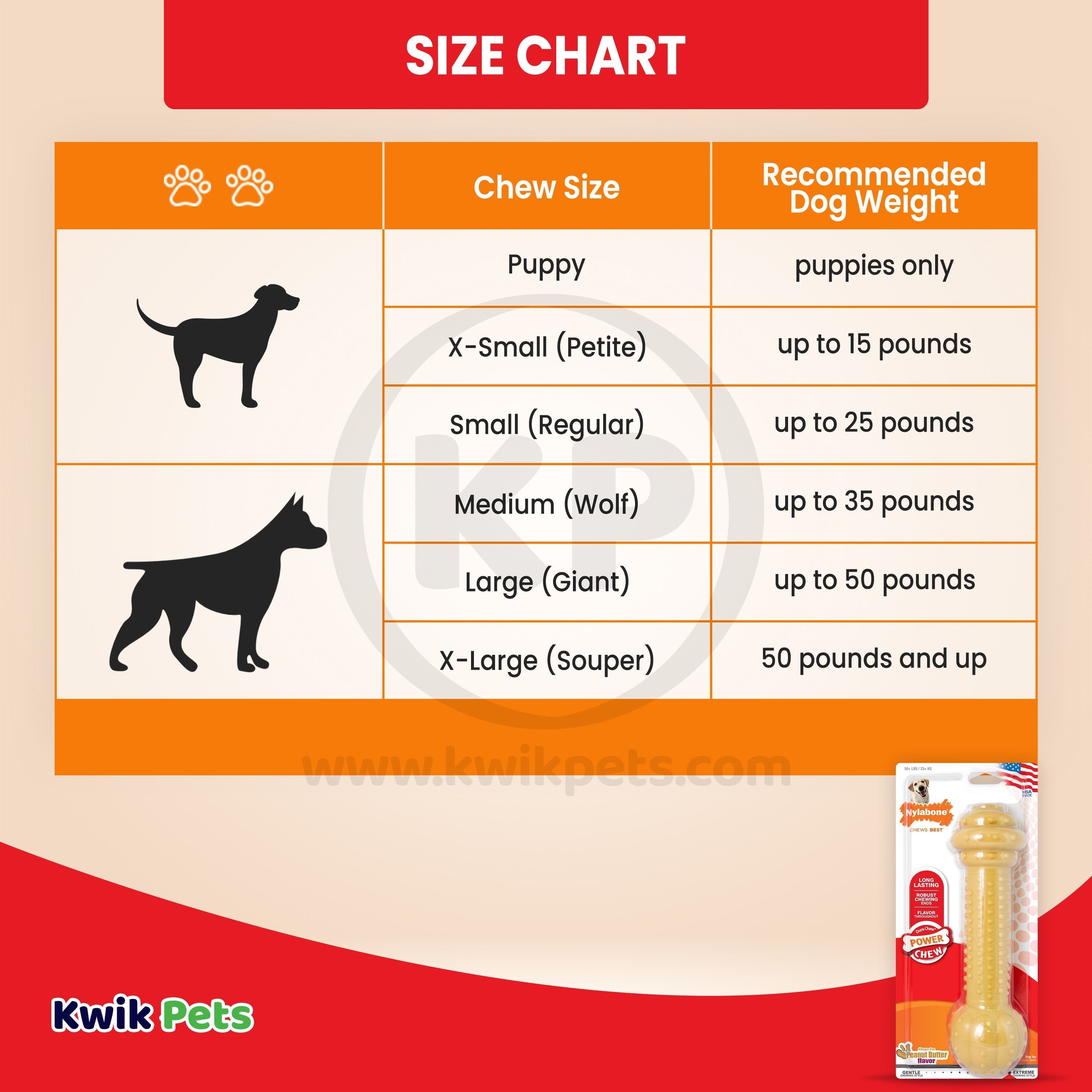 Nylabone Barbell Power Chew Durable Dog Toy Peanut Butter Large/Giant - Up To 50 lbs