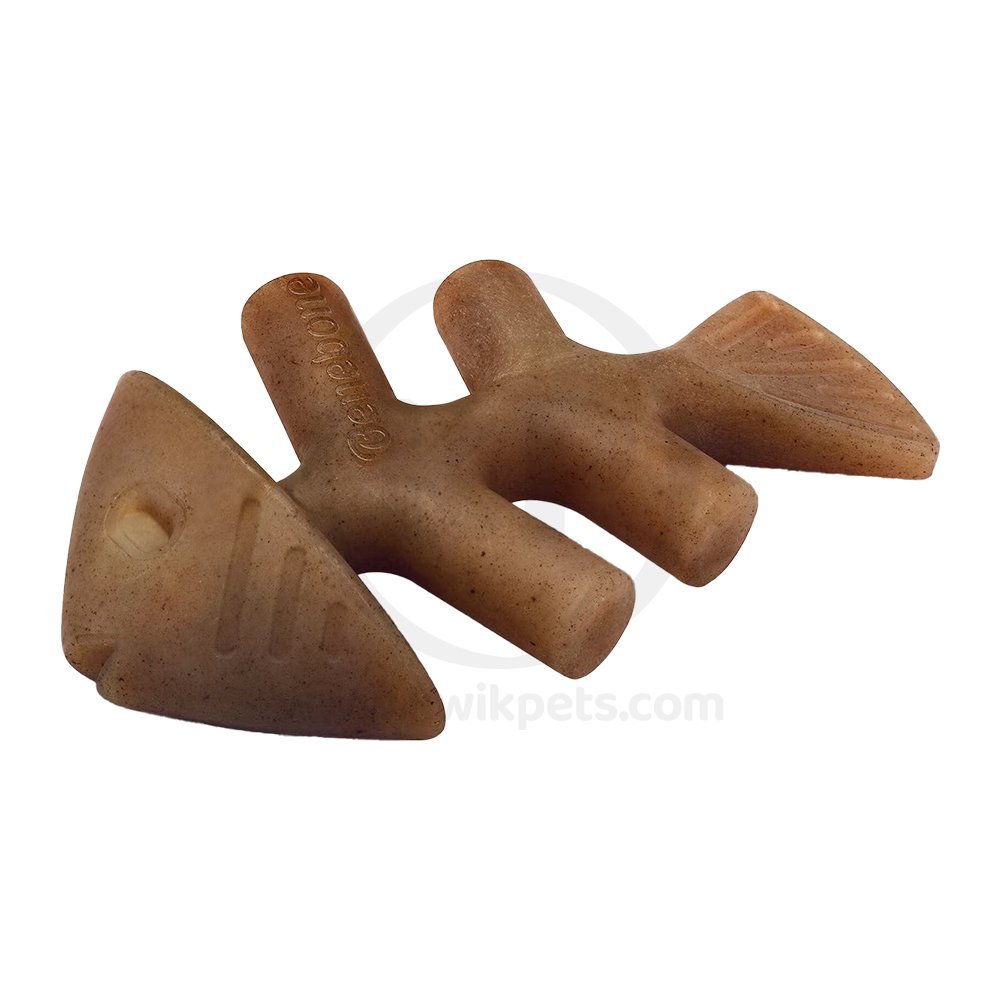 Benebone Jack Salmon Fishbone Dog Chew Toy Small
