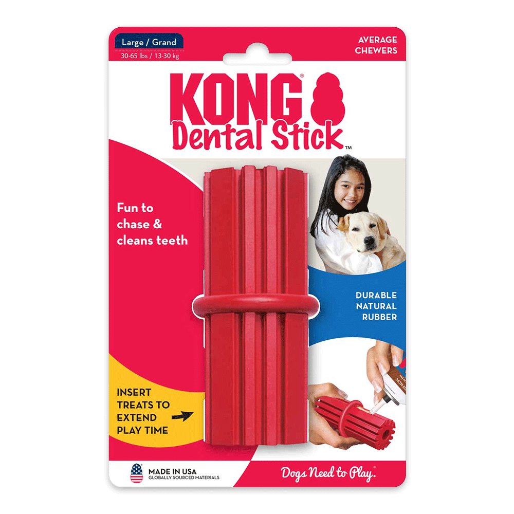 KONG Dental Stick Chew Dog Toy Large