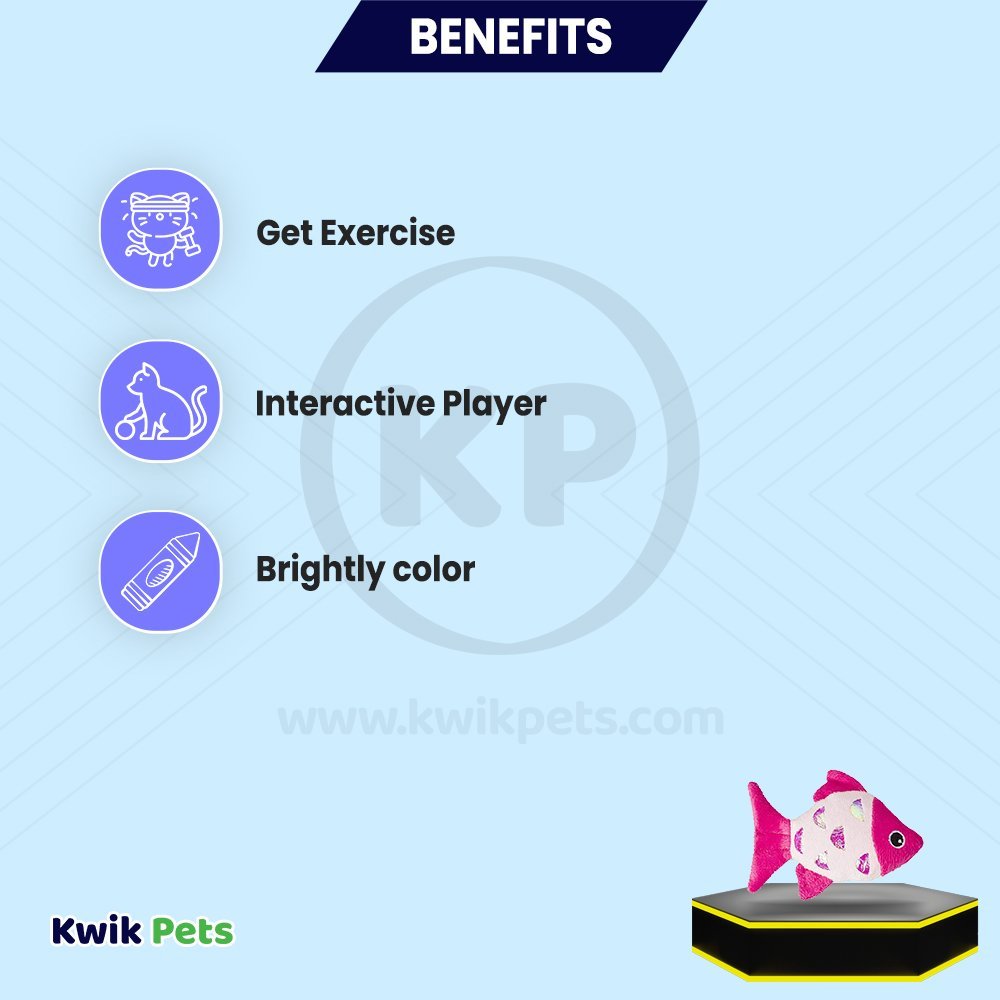 Spot Shimmer Glimmer Fish Catnip Toy Assorted