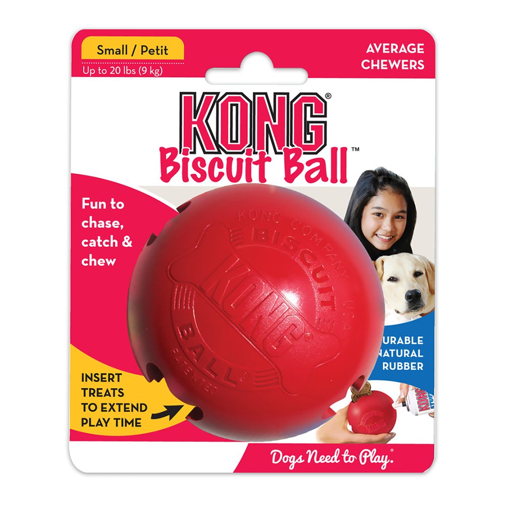 KONG Ball Dog Toy Red Small