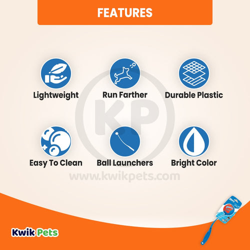 Chuckit! Sport Launcher Dog Toy Assorted Medium 12-in